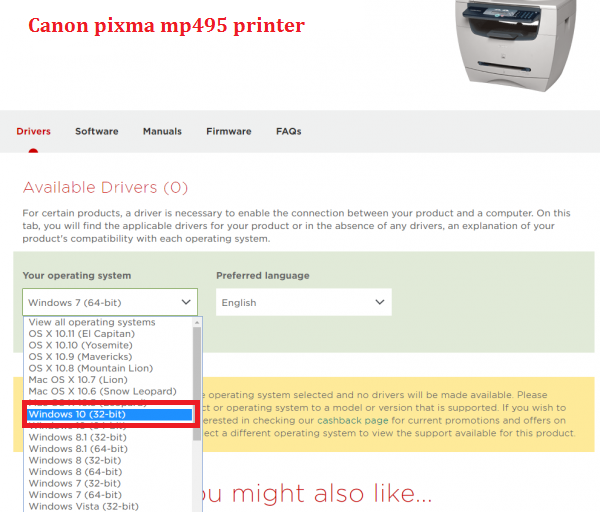 Canon Mp495 Driver Download Mac